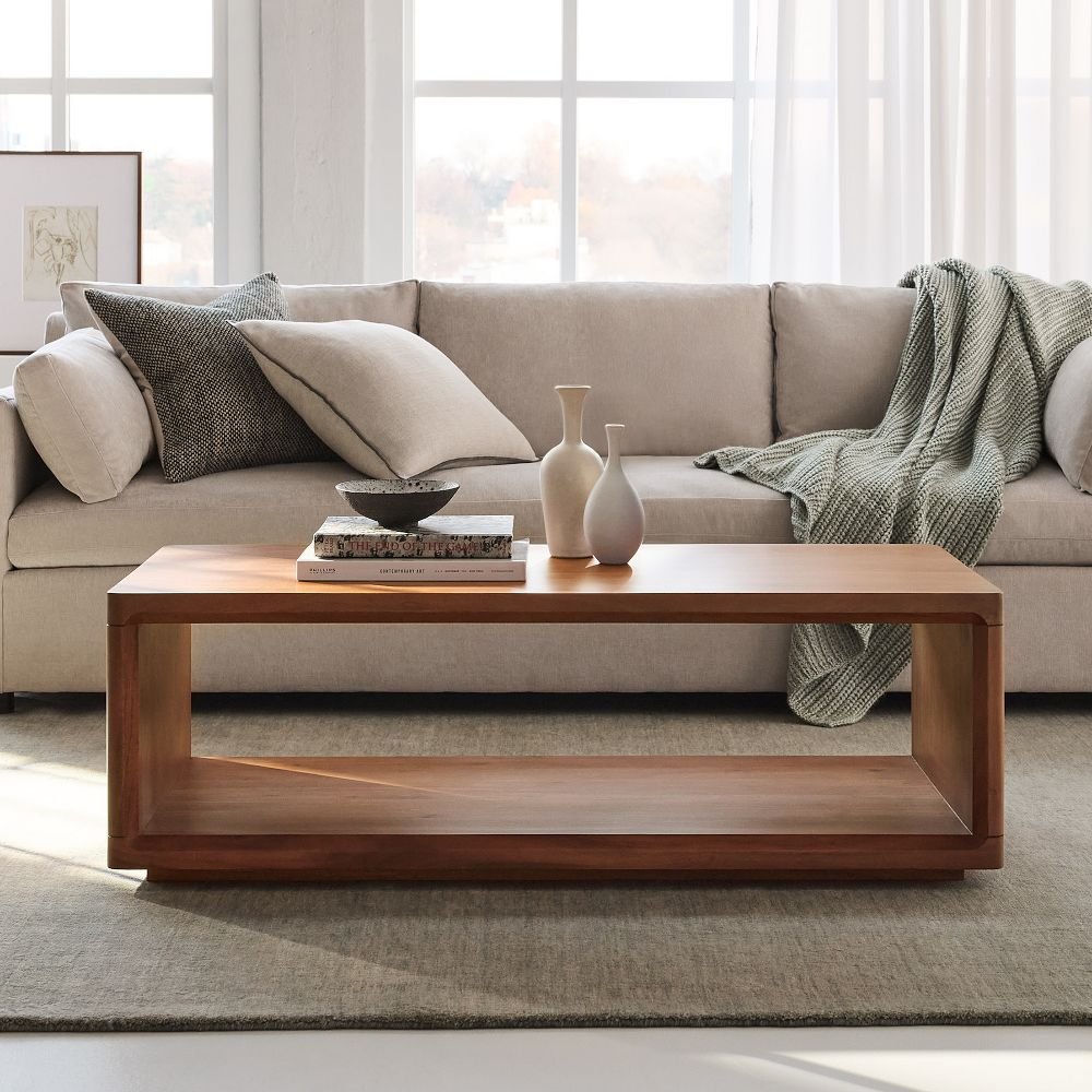 simple center table, black-brown